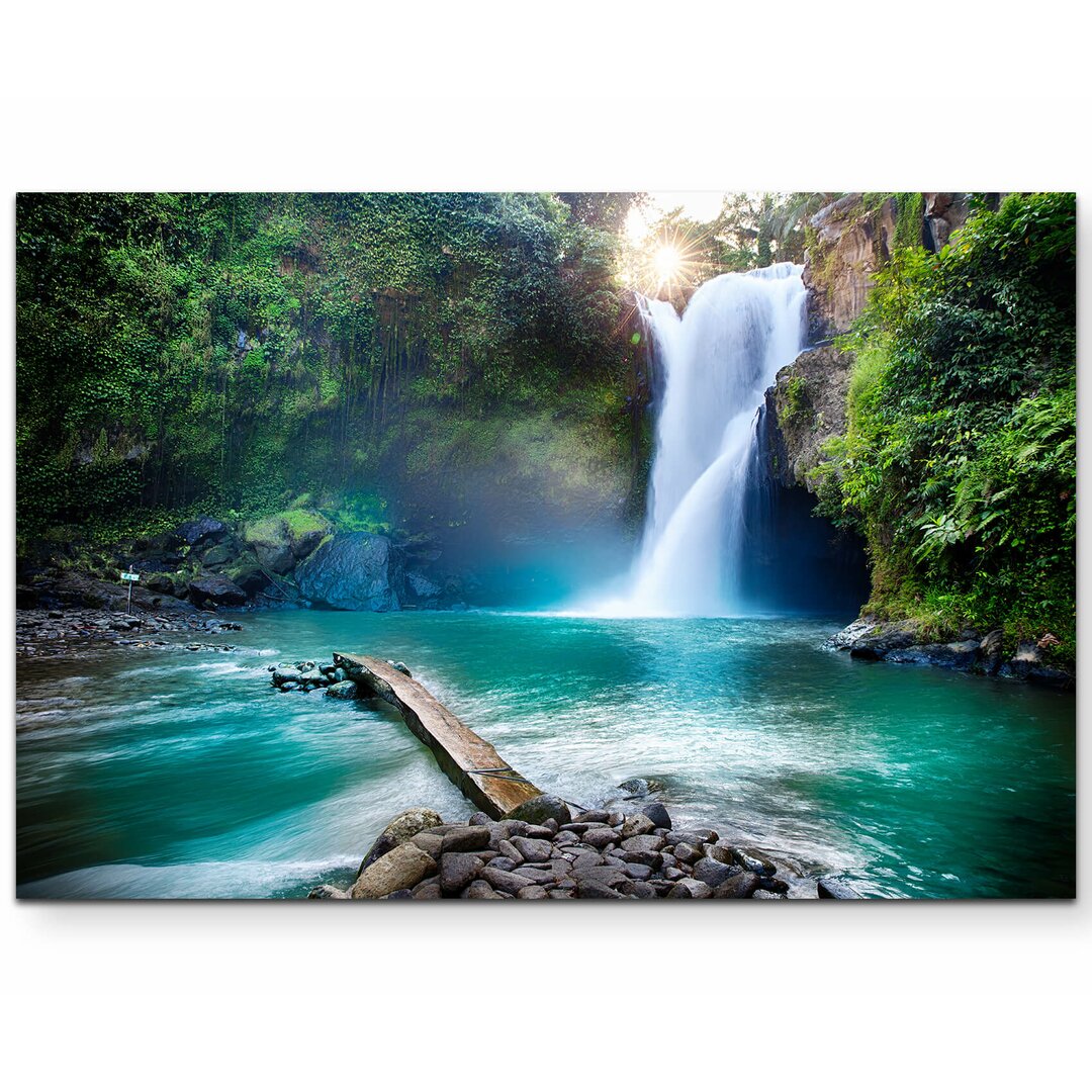 Leinwandbild Wasserfall im Dschungel