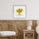Reproduction sous verre de vase dépliant Tournesols, par Patti Bishop