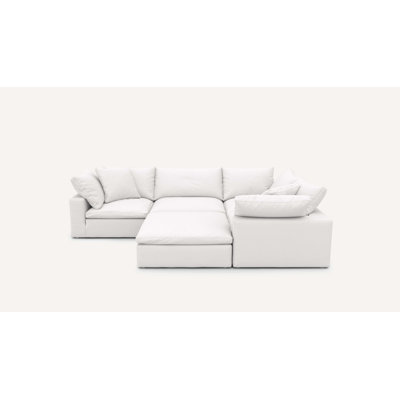 Leahm Upholstered L-Shaped Sectional Symmetrical