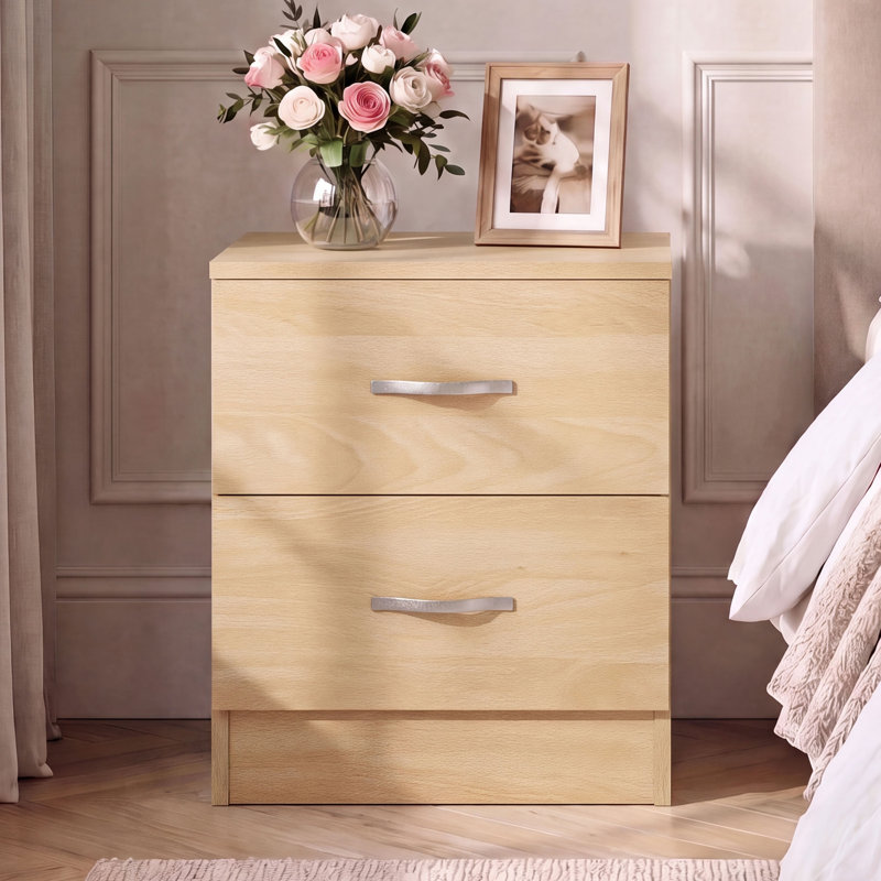 40 cm W Bedside Table, Pine