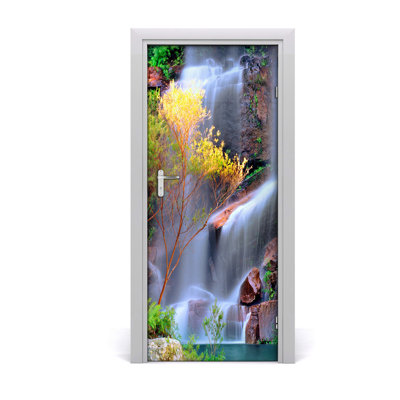 Landscapes Waterfall Door Decal