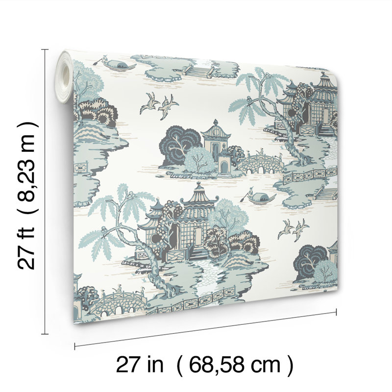 Rouleau de papier peint L 27 pi x l 27 po, Brume de mer
