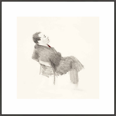 Reclining by Simon Schneiderman - Framed Wall Art