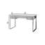 Meuble-lavabo rectangulaire à 3 tiroirs avec miroir et port USB Murland-322422424
