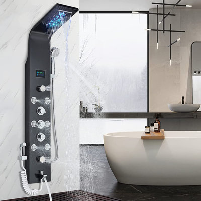 45.27'' Shower Panel with Fixed Shower Head