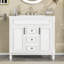 Meuble-lavabo moderne 36 po avec lavabo intégré-548133306