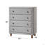 Commode Cleo Grey Boucle, commode pour salle à manger, salon, chambre à coucher, couloir de cuisine (commode)