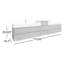 Meuble-lavabo mural double 114 po Albizu-69316067