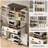 72" H Storage Cupboard With 4 Doors-117285736