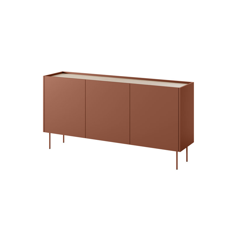 Carlitha 170cm Sideboard, Ceramic Red