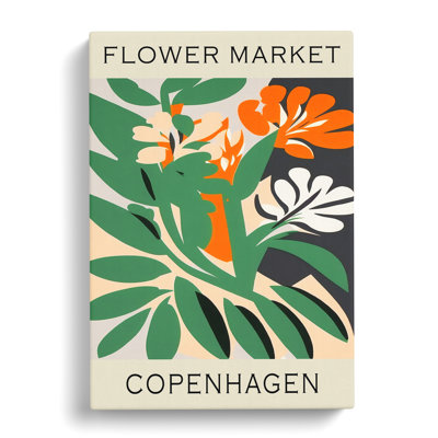 XMKTMKT-191 Copenhagen Flower Market Exhibition No.4 - Wrapped Canvas