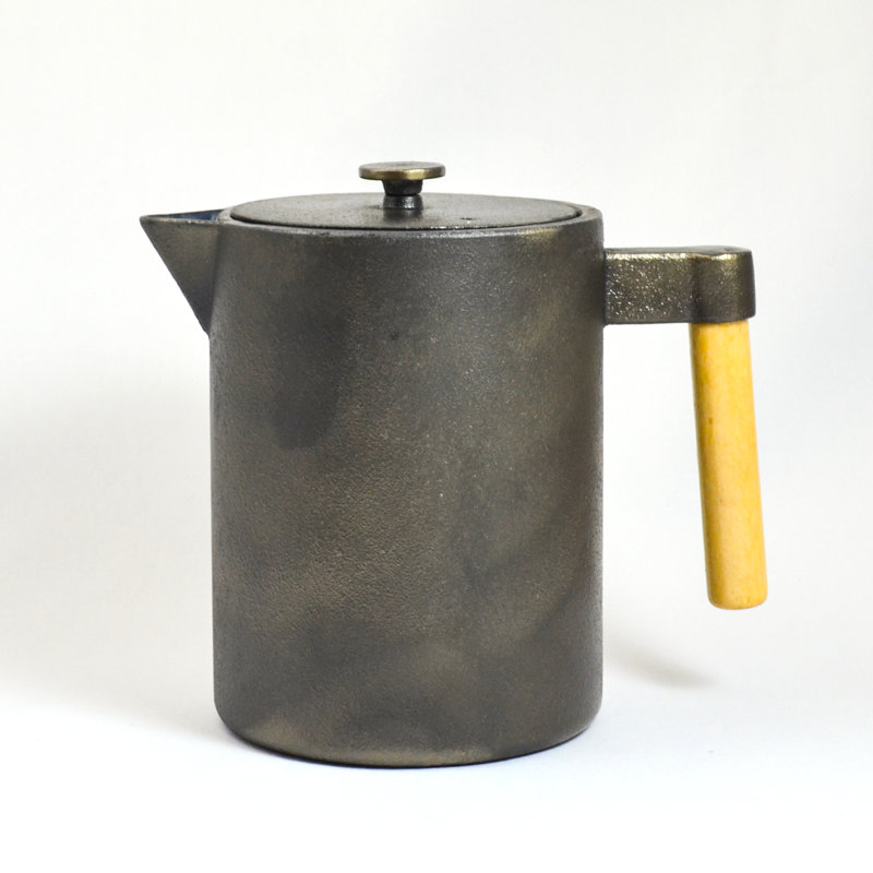 Ebern Designs Brokaw 1.2ml Solid Colour Teapot, Iron