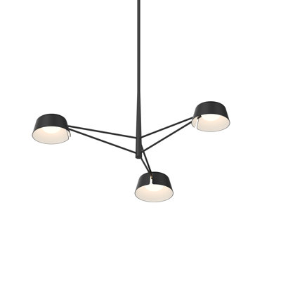 Lustre rectangulaire à 6 lumières Ray