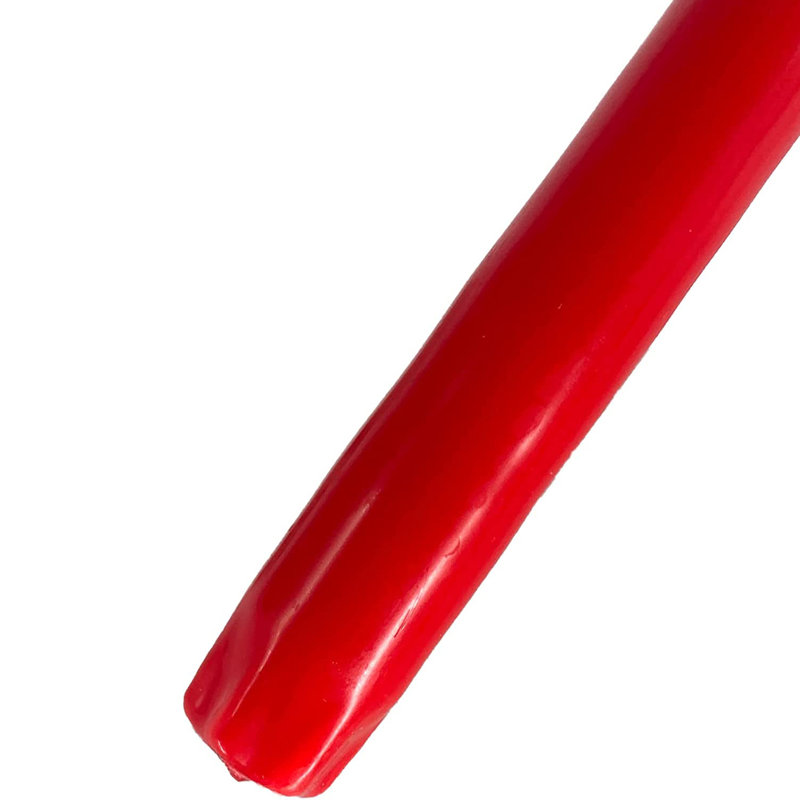 Bougie conique sans fumée et sans gouttes, Rouge