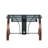 Cayuga Tempered Glass Steel Computer Desk