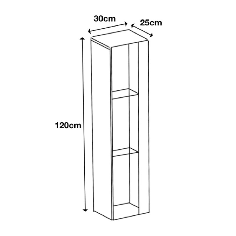 Art Display Cabinet, Blue