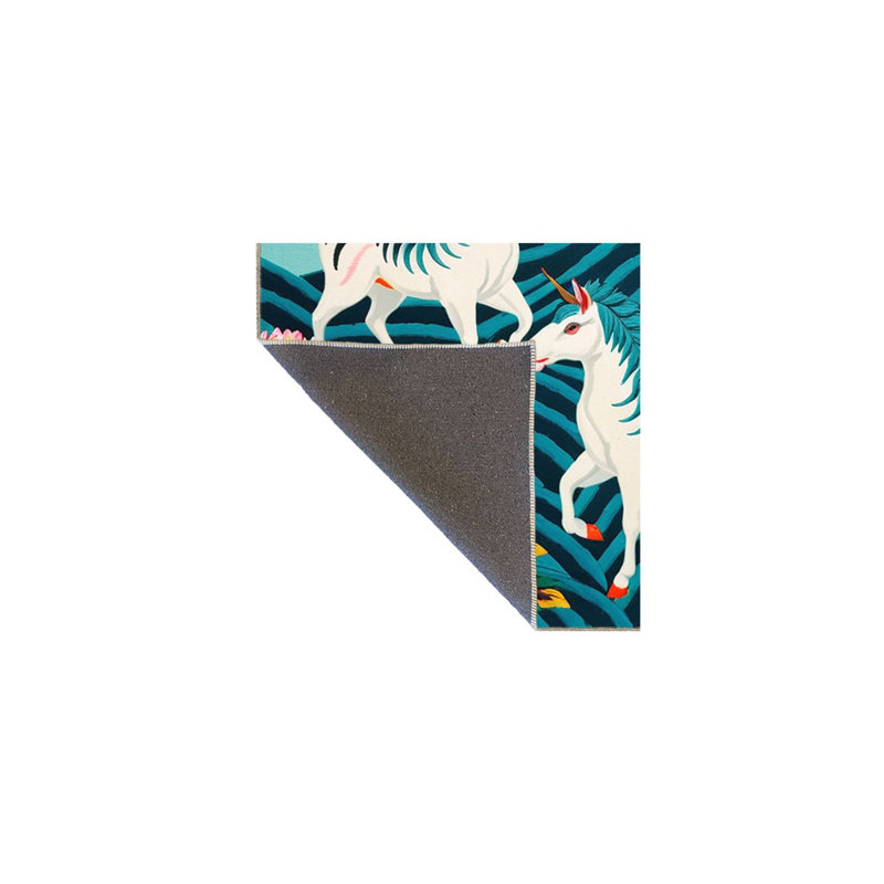 Tapis décoratif lavable à la machine Paris, Sous-tapis rectangulaire 5 pi 1 po x 7 pi 7 po inc