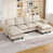 Beige Faux Leather