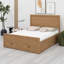 Base de lit en bois avec tiroirs-530677847