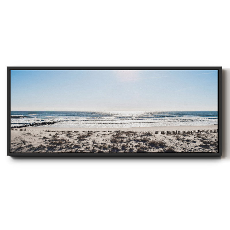 Sunday Surf- Framed Canvas, 24" H x 60" W