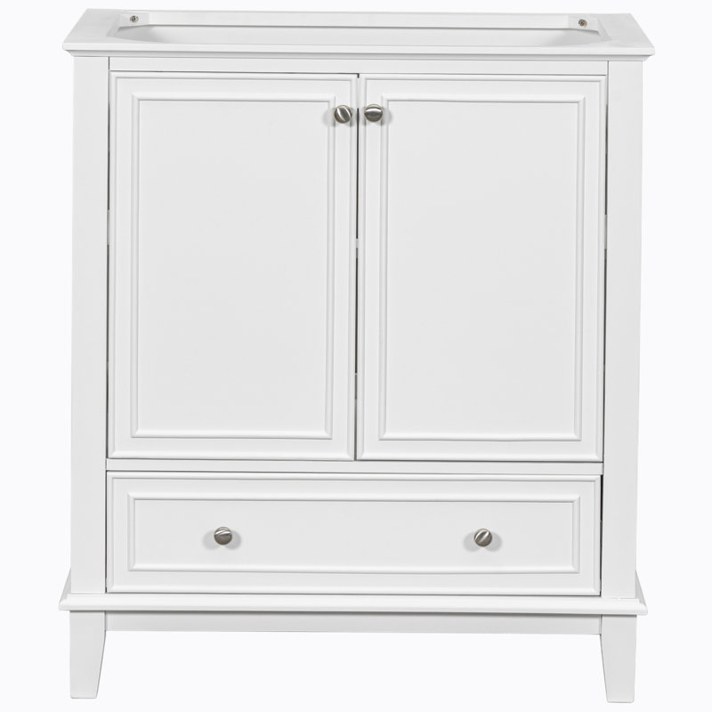 Base de meuble-lavabo simple 29,50 po seulement, Blanc
