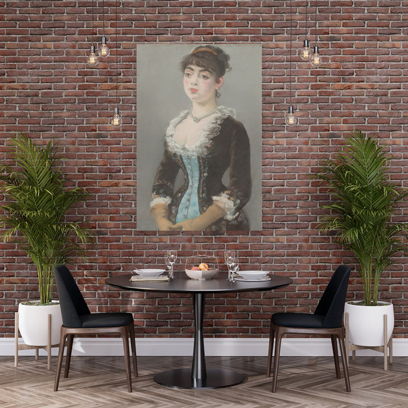 Madame Michel-Lévy, 1882 - Portrait abstrait contemporain - Estampe murale, H 60 po x l 40 po