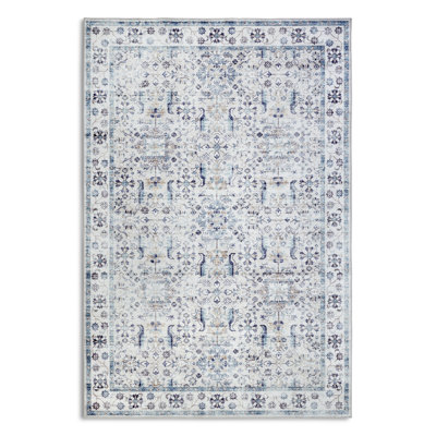 Saveh Oriental Machine Woven Area Rug