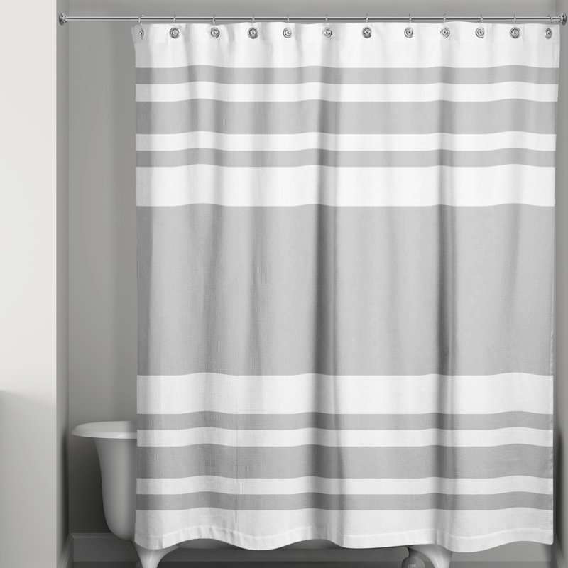 Rideau de douche Hylan, Rayures grises 2