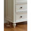 Commode décorative blanc crème