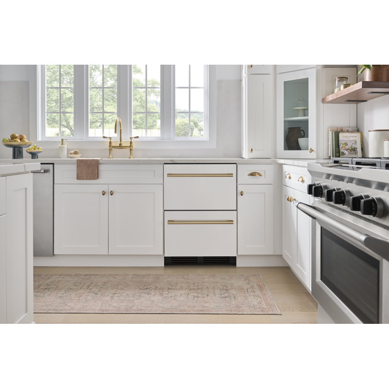 Zephyr Presrv 24" Built-In Dual Zone Panel Ready Refrigerator Freezer Drawers