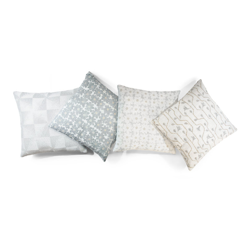 Daisy Performance Square Pillow Cover & Insert, Shell, Square 18"