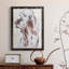 «Sitting Dog III», peinture sur toile encadrée-1452435715-1452435724