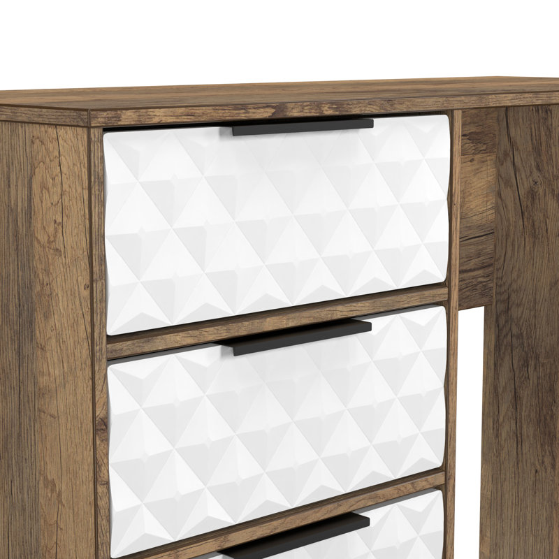 Tarkio 4 Drawer Vanity, White