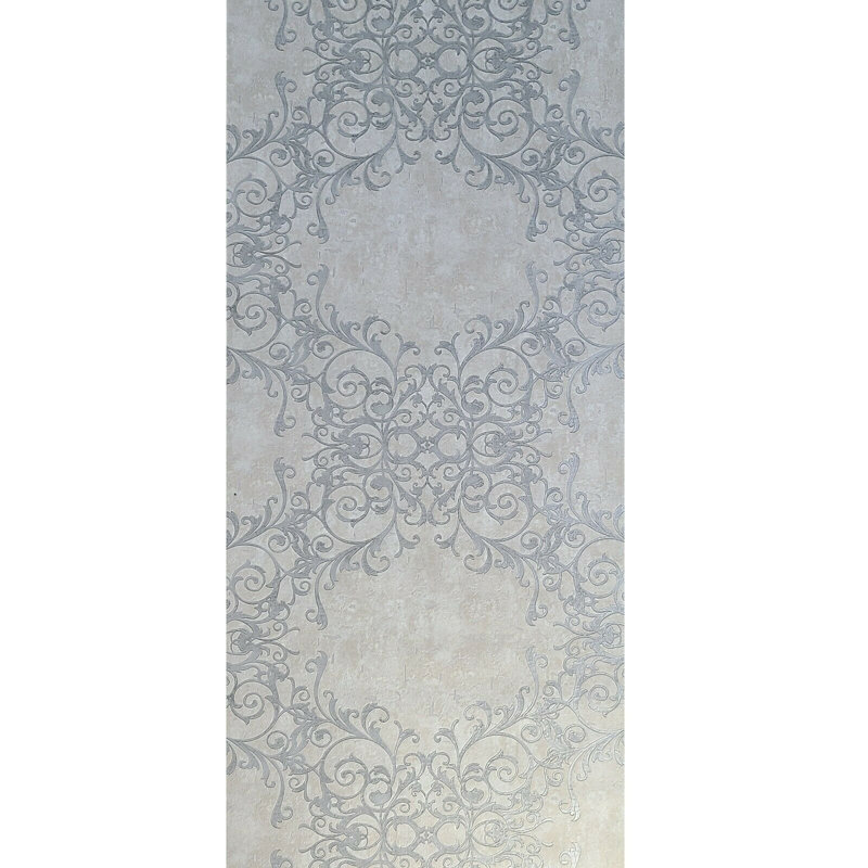 Papier peint damassé victorien Process Gray