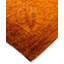 Tapis unique noué à la main Rachal - orange, 9 pi 10 po x 13 pi 7 po