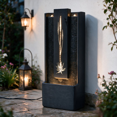 Fontaine d'intérieur et d'extérieur en résine 36 po H