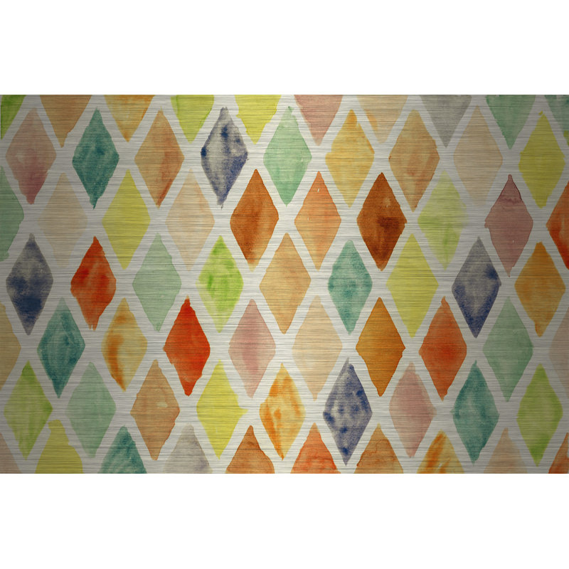 « color juxtaposition », reproduction d’art sur aluminium brossé, H 40 po x l 60 po x P 1,5 po