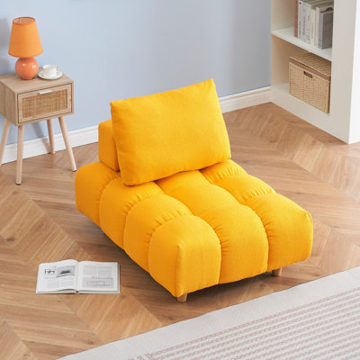 Modern Sofa30 Inches Long, Teddy Sofa Fabric, With Spacious And Comtable Seat,  Apartment Office  -
