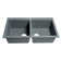 33.88'' L Drop-In Double Bowl Granite Kitchen Sink