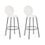 Rheuark Upholstered Bar Stool with Steel Frame-1000081984