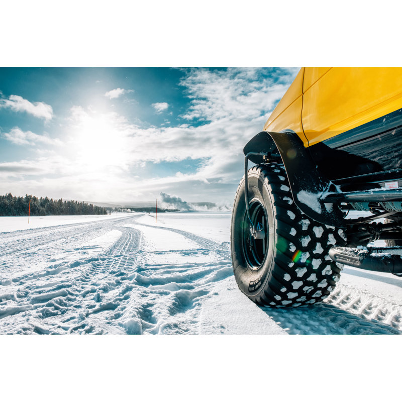 White Winter Road Trip by Ferrantraite, 24" H x 36" W