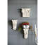 Scroll - Conçu large tablette murale corniche, crème antique, décor traditionnel, présentoir à motifs crème, pièces, photos