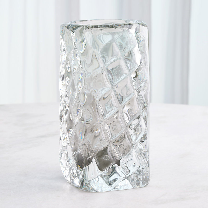 Vase matelassé Iris, Gris