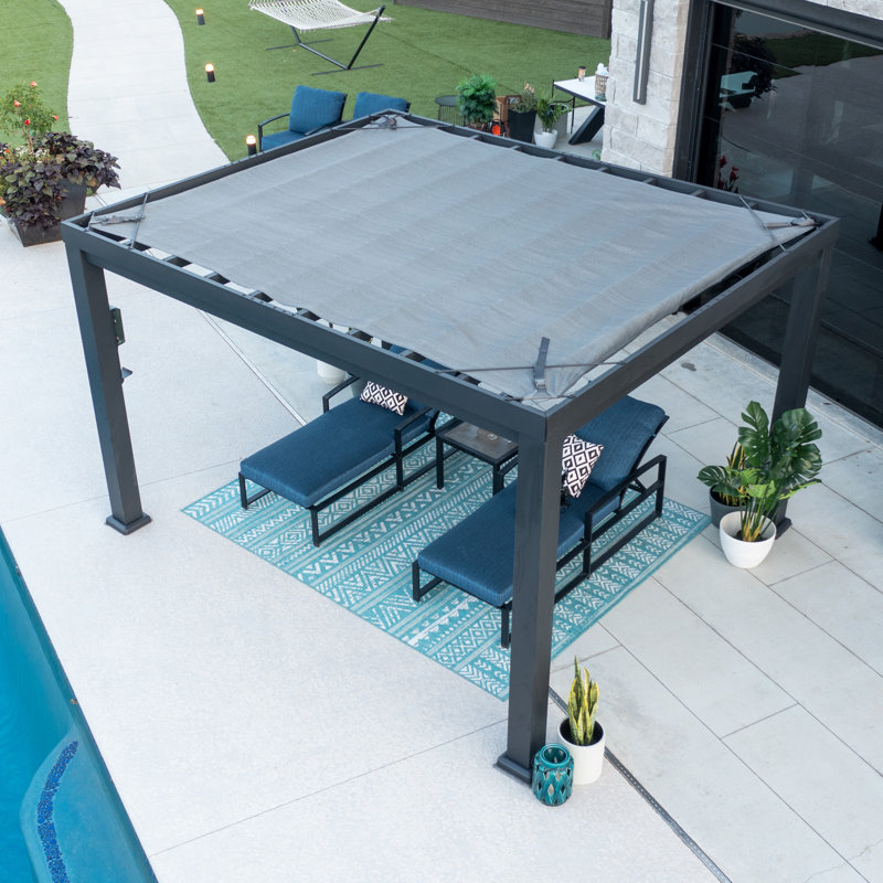 Backyard Discovery Trenton Steel Pergola with Canopy