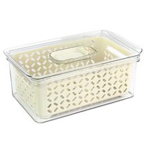 Martha Stewart Langstaff 6-Piece (60oz, 37oz, 17oz) Square Stackable Container Set w/ Lids