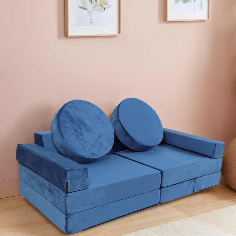 Canapé modulaire 14 pièces pour enfants avec housse lavable pour salle de jeux, Île Seymour Nord, Galapagos