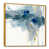 Toile avec cadre flottant or