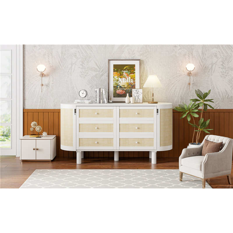 Space-saving Full Murphy Bed With Hidden Storage And Modern Woven Design
