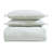 Laura Ashley Oxford Stripe Cotton Reversible Green Quilt Set-103249095