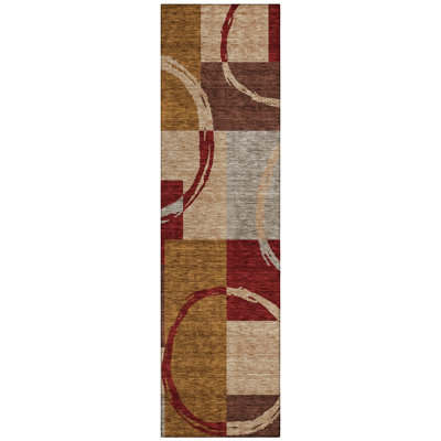 Aleh Area Rug with Non-Slip Backing